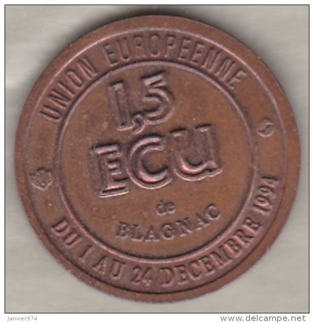1,5 ECU DE BLAGNAC 1994 - Euros Of The Cities