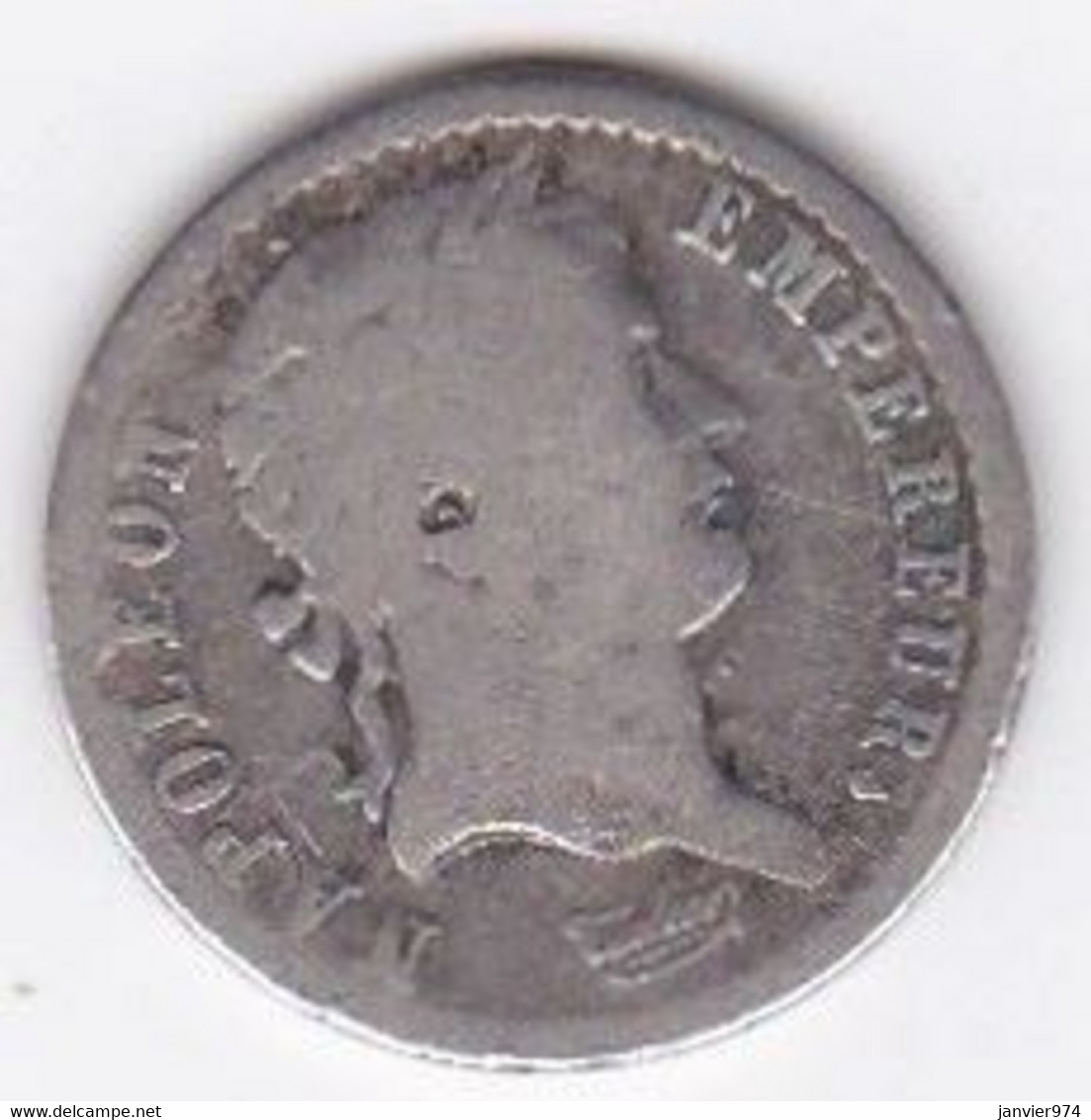 Premier Empire Demi Franc 1808 A  Paris Napoleon I , En Argent - 1/2 Franc