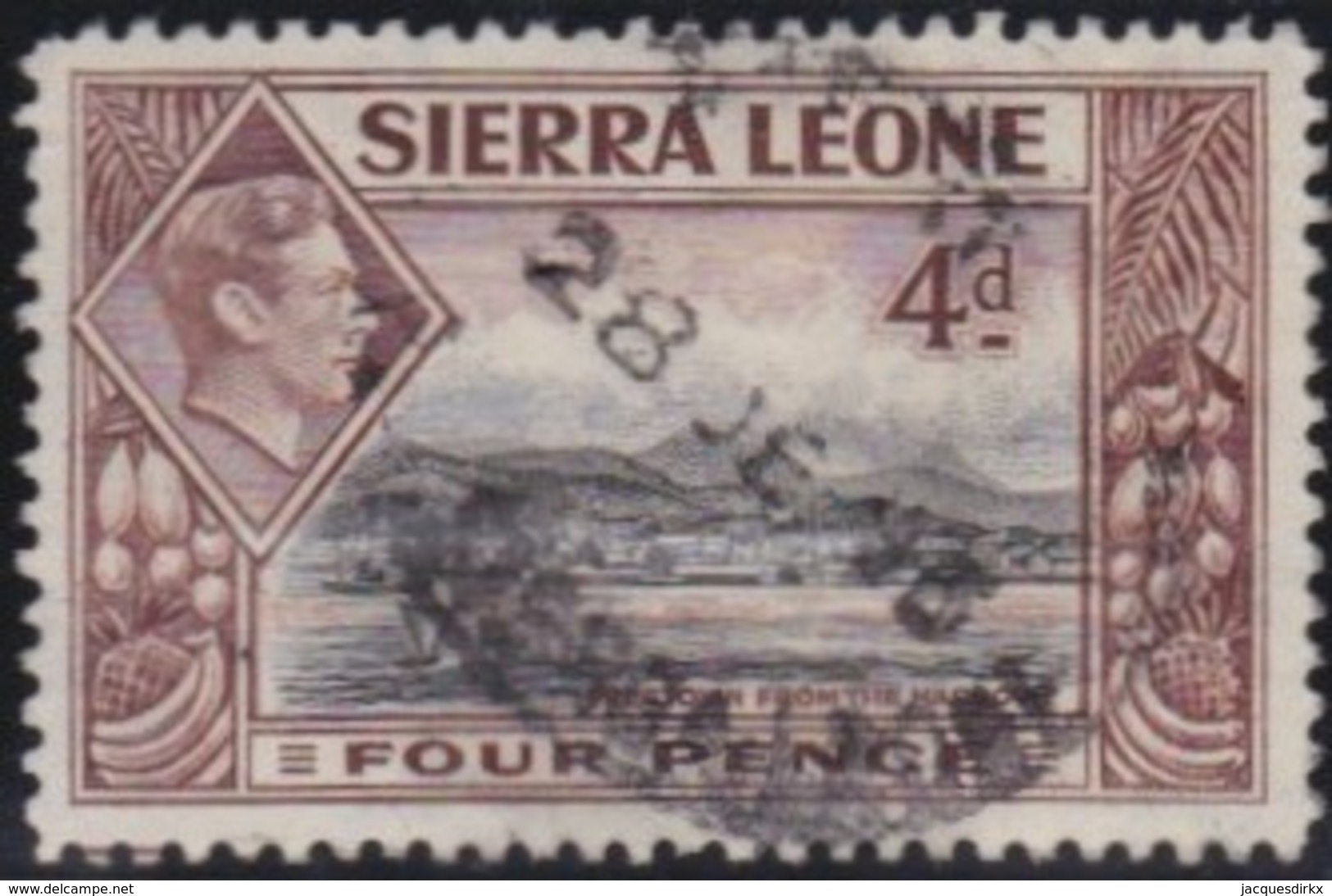 Sierra  Leone    .         SG   .      193       .       O   .      Cancelled   .   /   .   Gebruikt - Sierra Leone (...-1960)