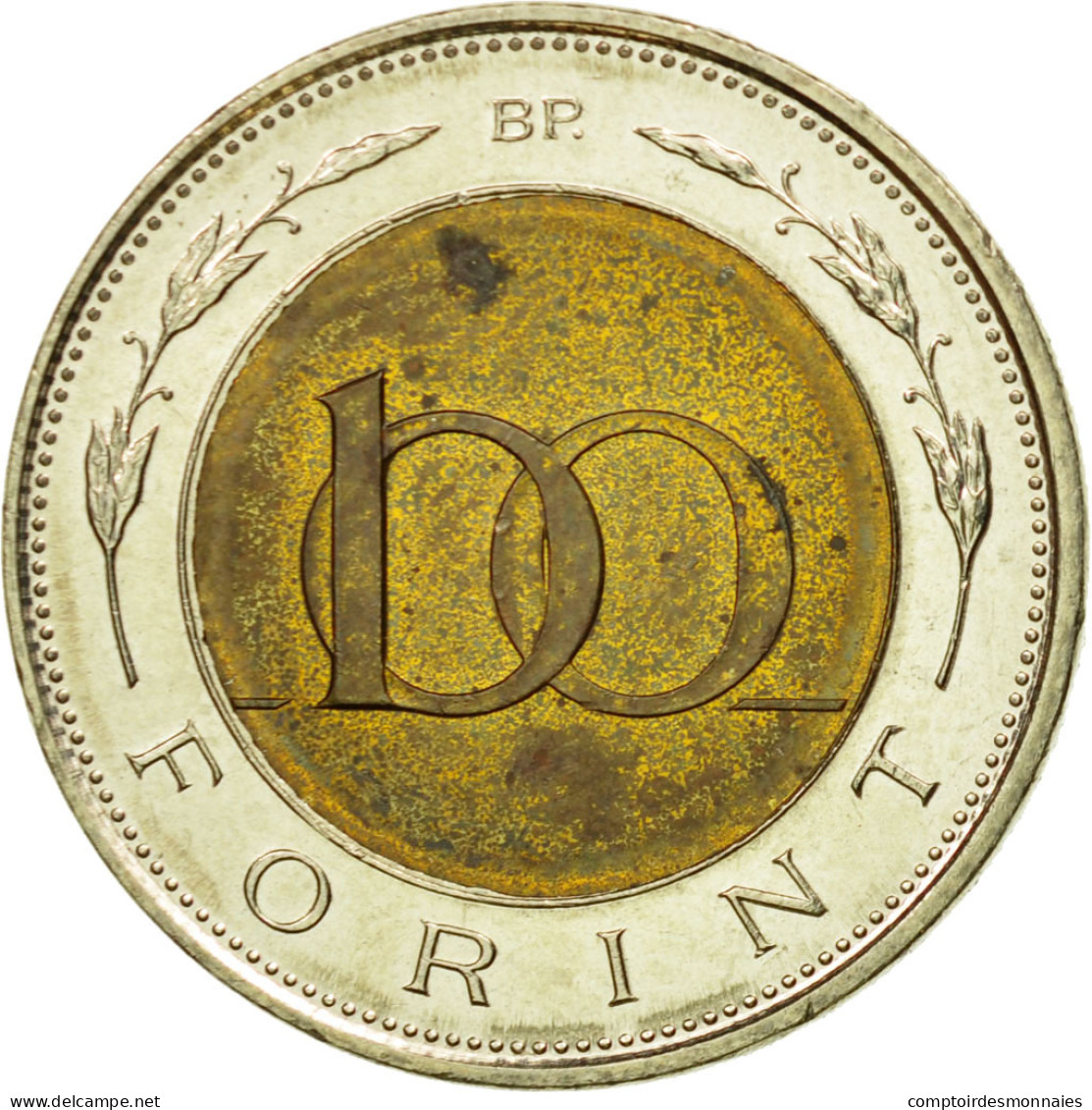 Monnaie, Hongrie, 100 Forint, 1997, Budapest, TTB, Bi-Metallic, KM:721 - Hongrie