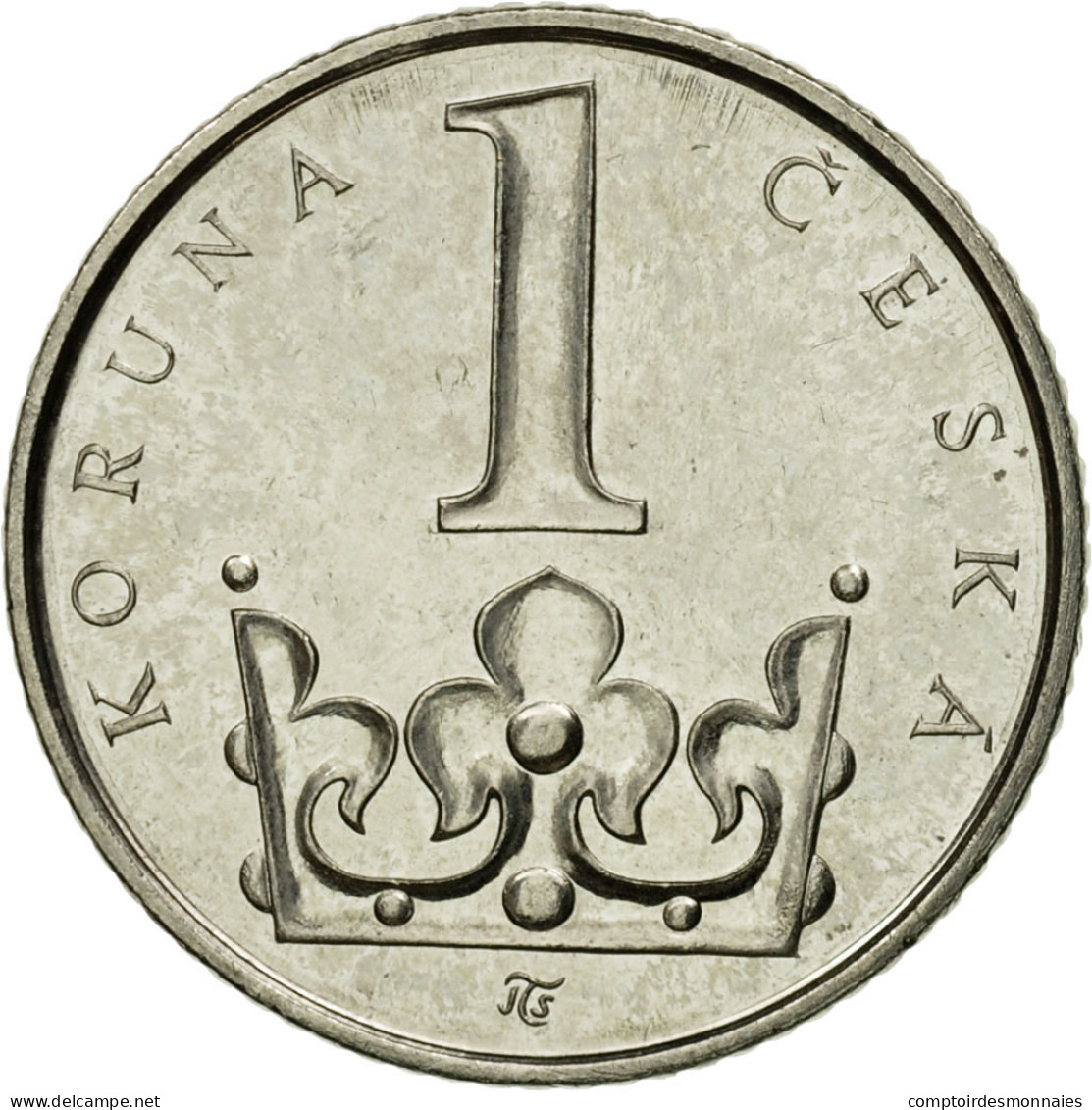 Monnaie, République Tchèque, Koruna, 2002, TTB, Nickel Plated Steel, KM:7 - Tchéquie