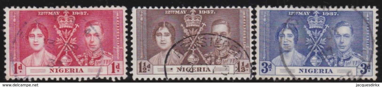 Nigeria       .   SG   .     46/48          .   O   .   Cancelled   .   /   .   Gebruikt - Nigeria (...-1960)