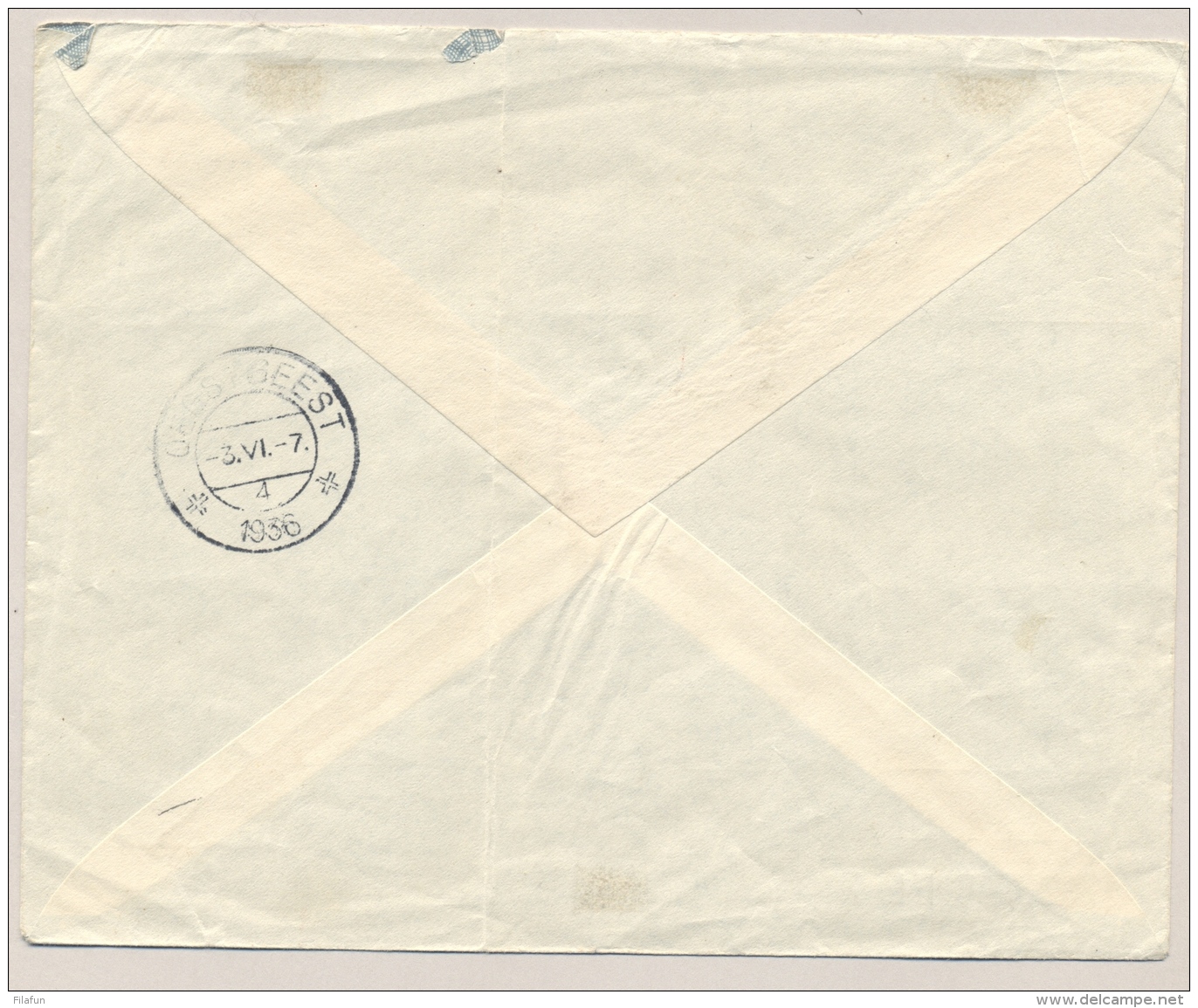 Suriname - 1936 - 2 Eeuwen Suriname - Zending, Serie Op R-cover Van Paramaribo Naar Oegstgeest / Nederland - Suriname ... - 1975