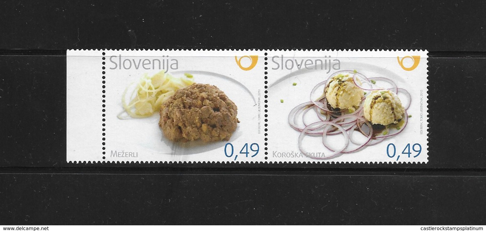 O) 2010 SLOVENIA, FOOD -CULINARY ART -TYPICAL DISH. MNH - Slovenia