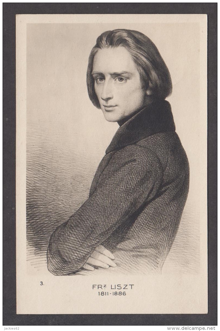 91448/ Franz LISZT, Compositeur, Transcripteur Et Pianiste Virtuose - Singers & Musicians