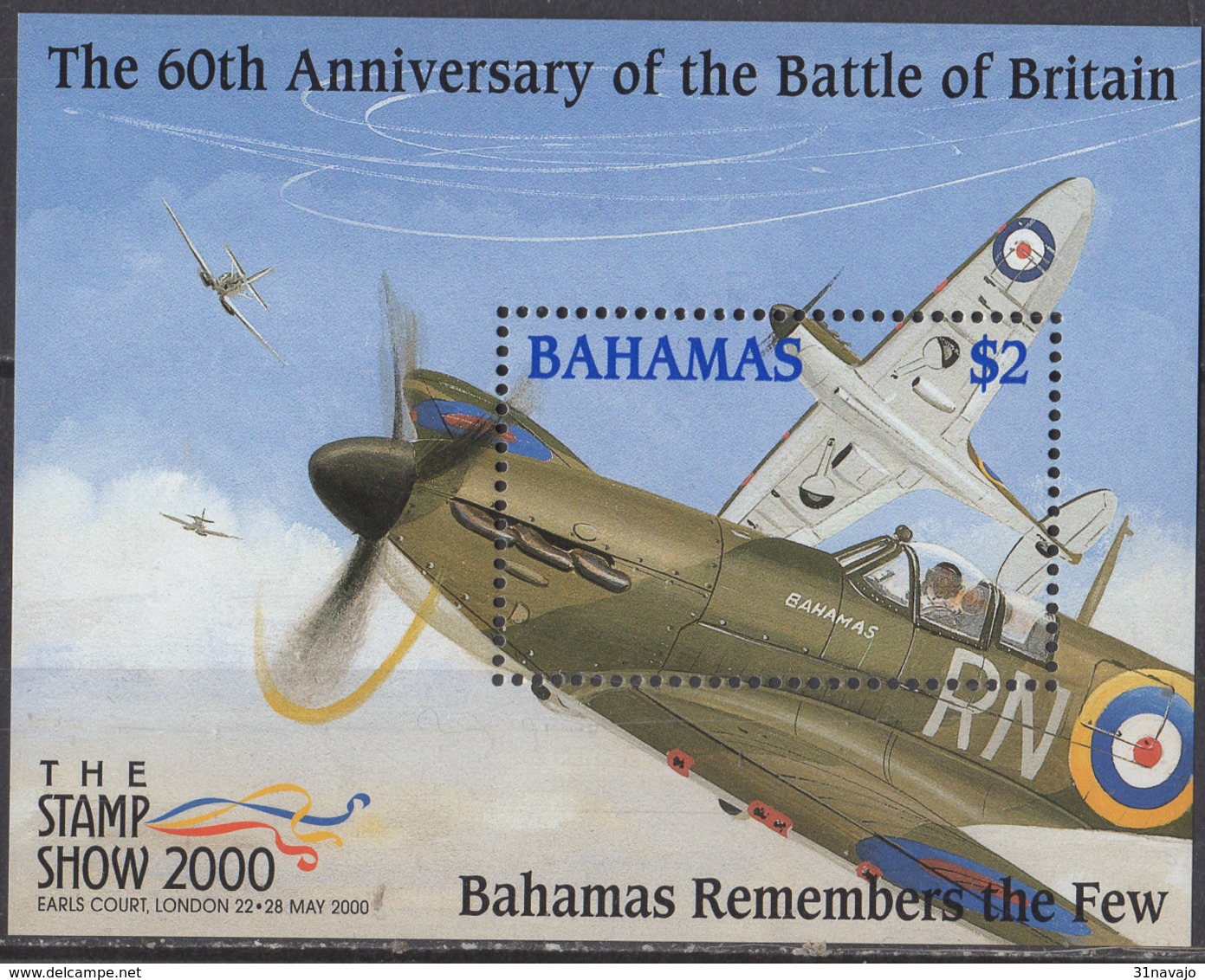 BAHAMAS - 60e Anniversaire De La Bataille D'Angleterre - Bahamas (1973-...)