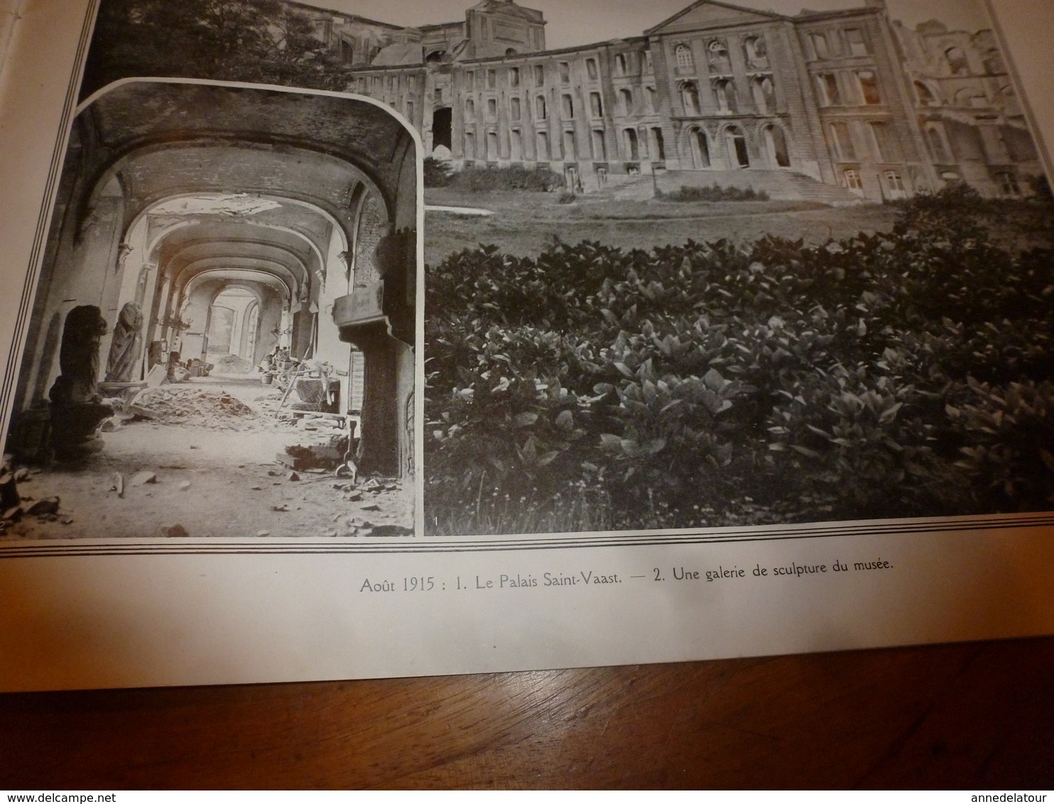 1914-1918 LA GUERRE:Reims,Soissons,Arras --->La dure vie dans les caves des villes bombardées;Vauxrot;St-Vaast; etc