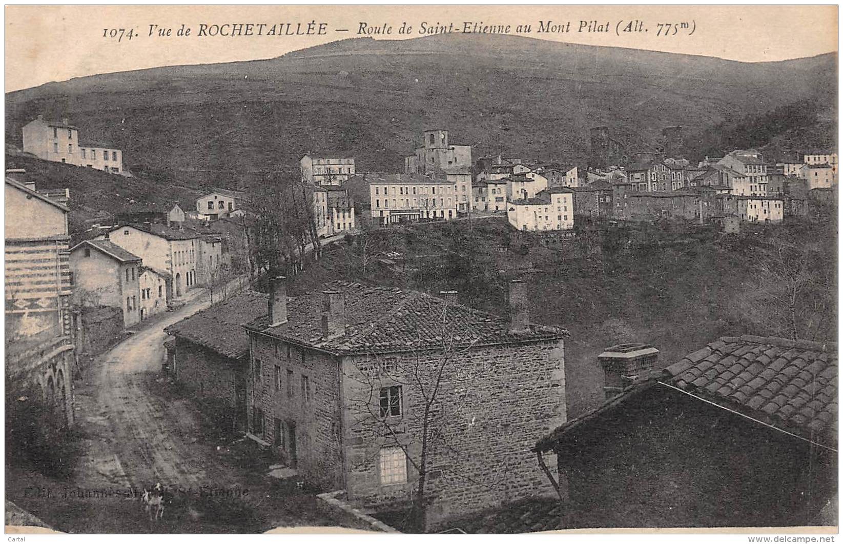 42 - Vue De ROCHETAILLEE - Route De Saint-Etienne Au Mont Pilat - Rochetaillee