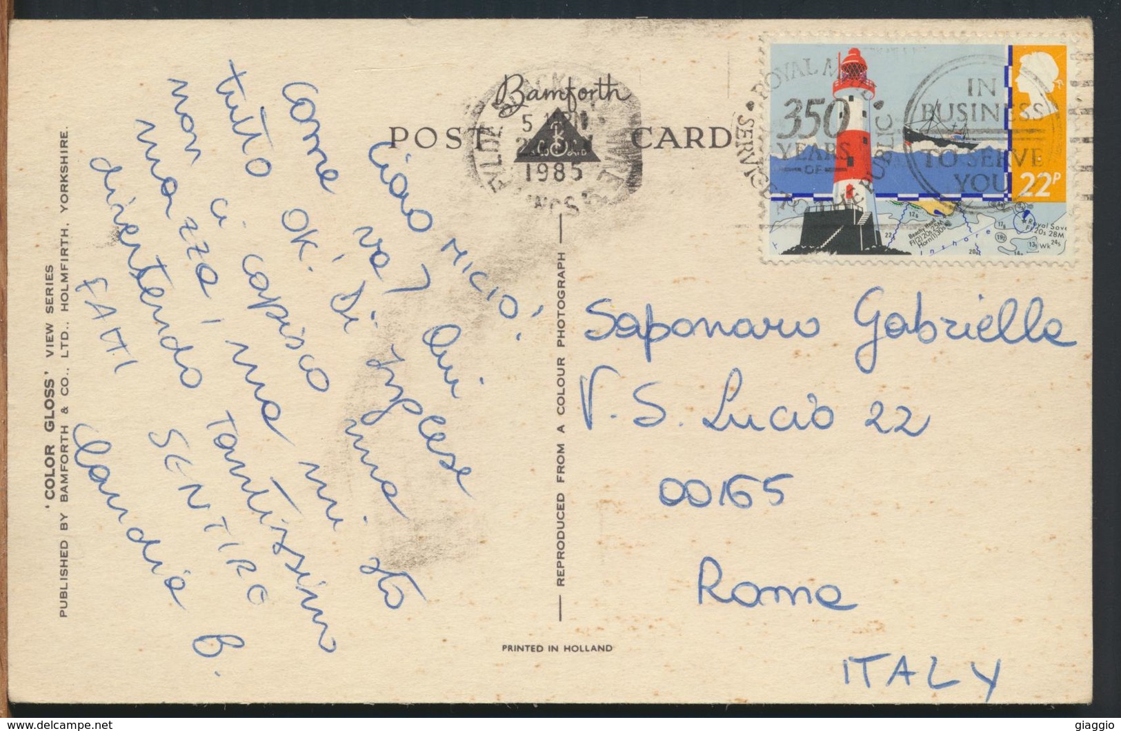 °°° 12128 - UK - THE PIER , ST. ANNES ON SEA - 1985 With Stamps °°° - Altri & Non Classificati