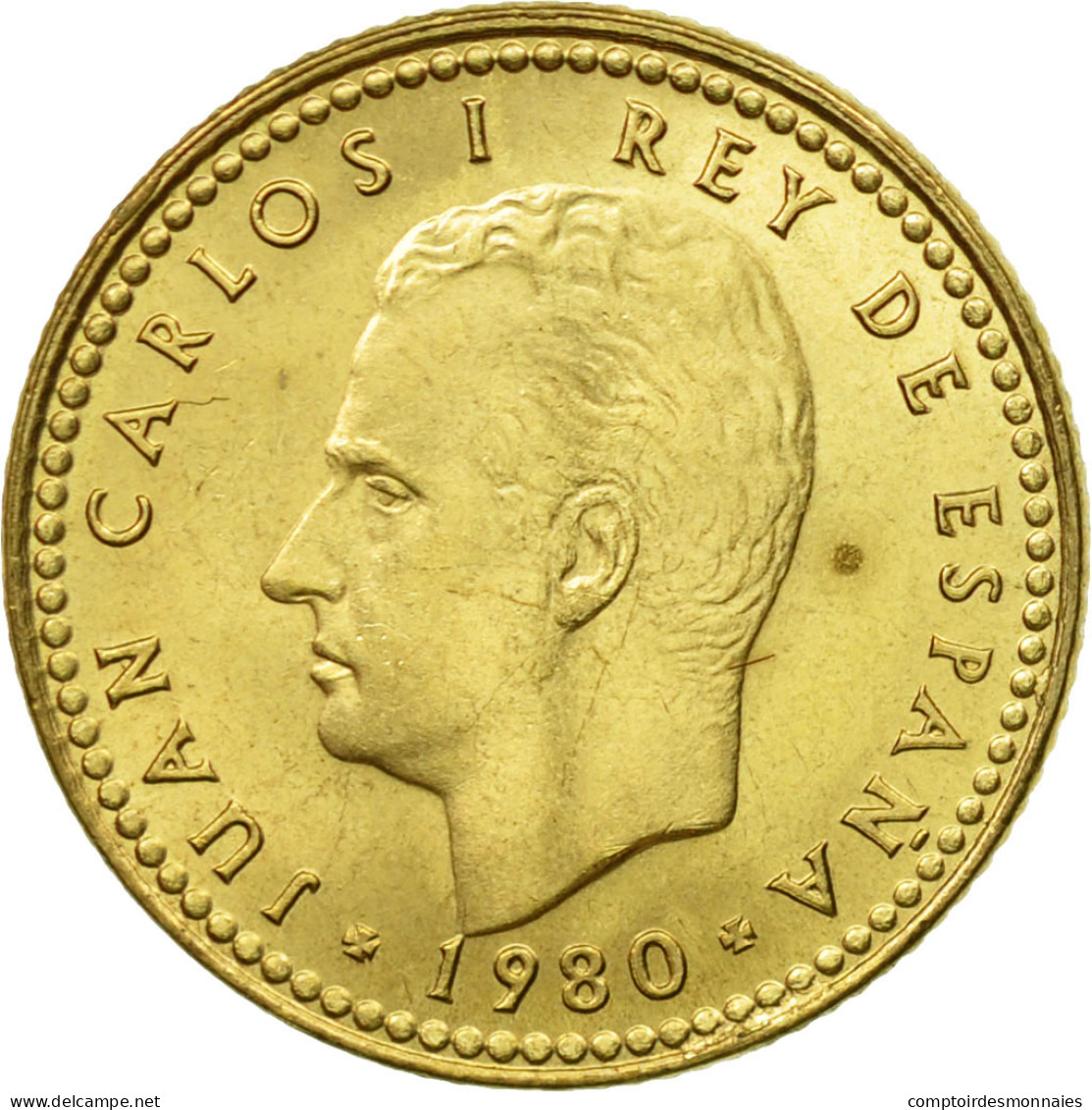 Monnaie, Espagne, Juan Carlos I, Peseta, 1980, SPL, Aluminum-Bronze, KM:816 - 1 Peseta