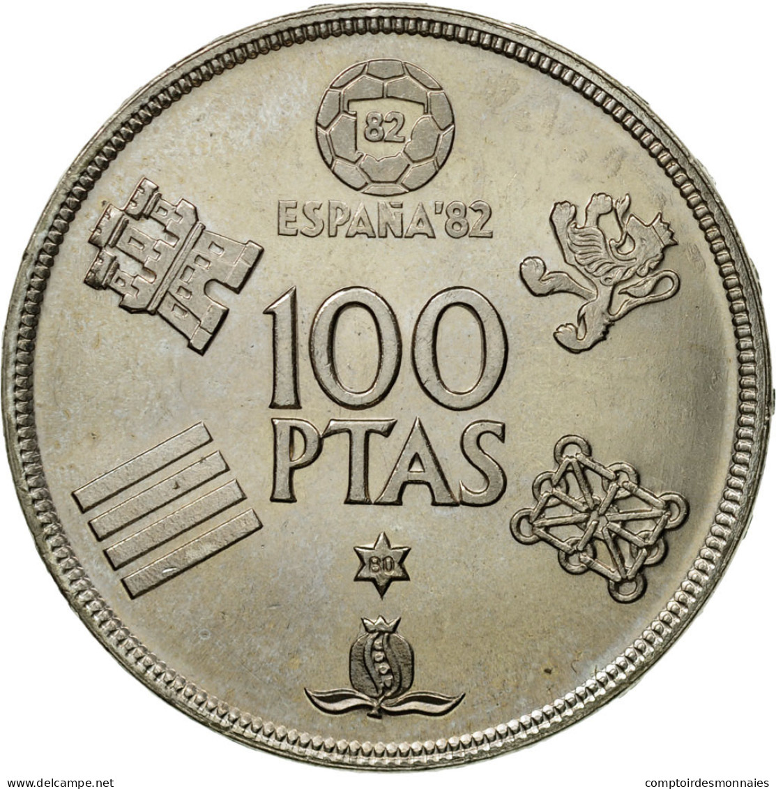 Monnaie, Espagne, Juan Carlos I, 100 Pesetas, 1980, Madrid, SPL, Copper-nickel - 100 Peseta