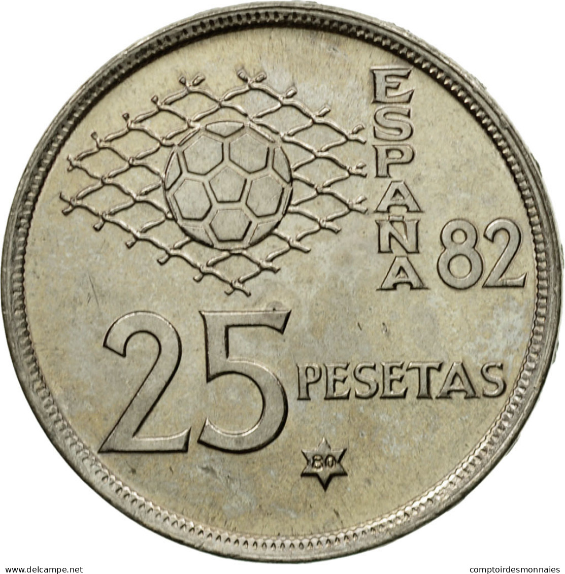 Monnaie, Espagne, Juan Carlos I, 25 Pesetas, 1980, SPL, Copper-nickel, KM:818 - 25 Pesetas