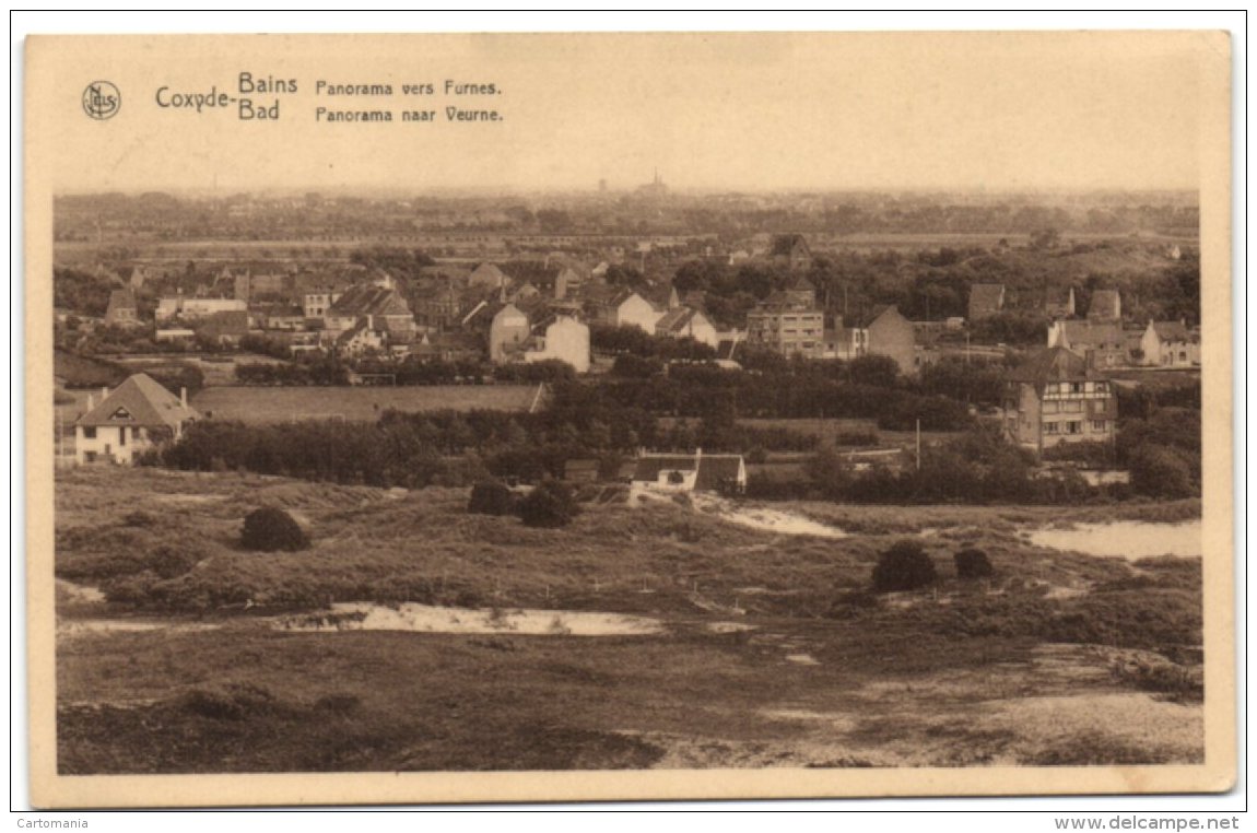 Coxyde-Bad - Panorama Naar Veurne (Nels N° 35) - Koksijde