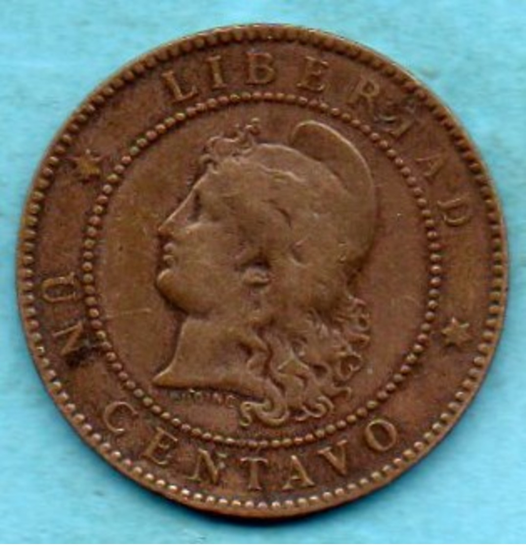 T10/ ARGENTINA / ARGENTINE  1 CENTAVO 1884 - Argentina