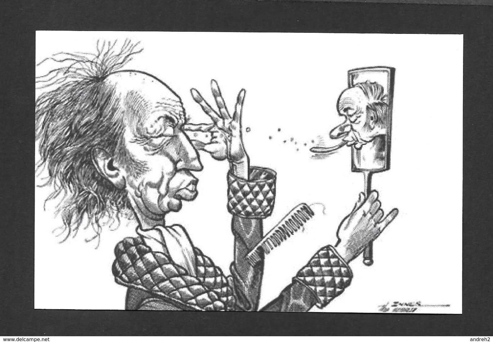 POLITIQUE DU QUÉBEC - RENÉ LÉVESQUE ET PIERRE ELLIOTT TRUDEAU - CARICATURE - People