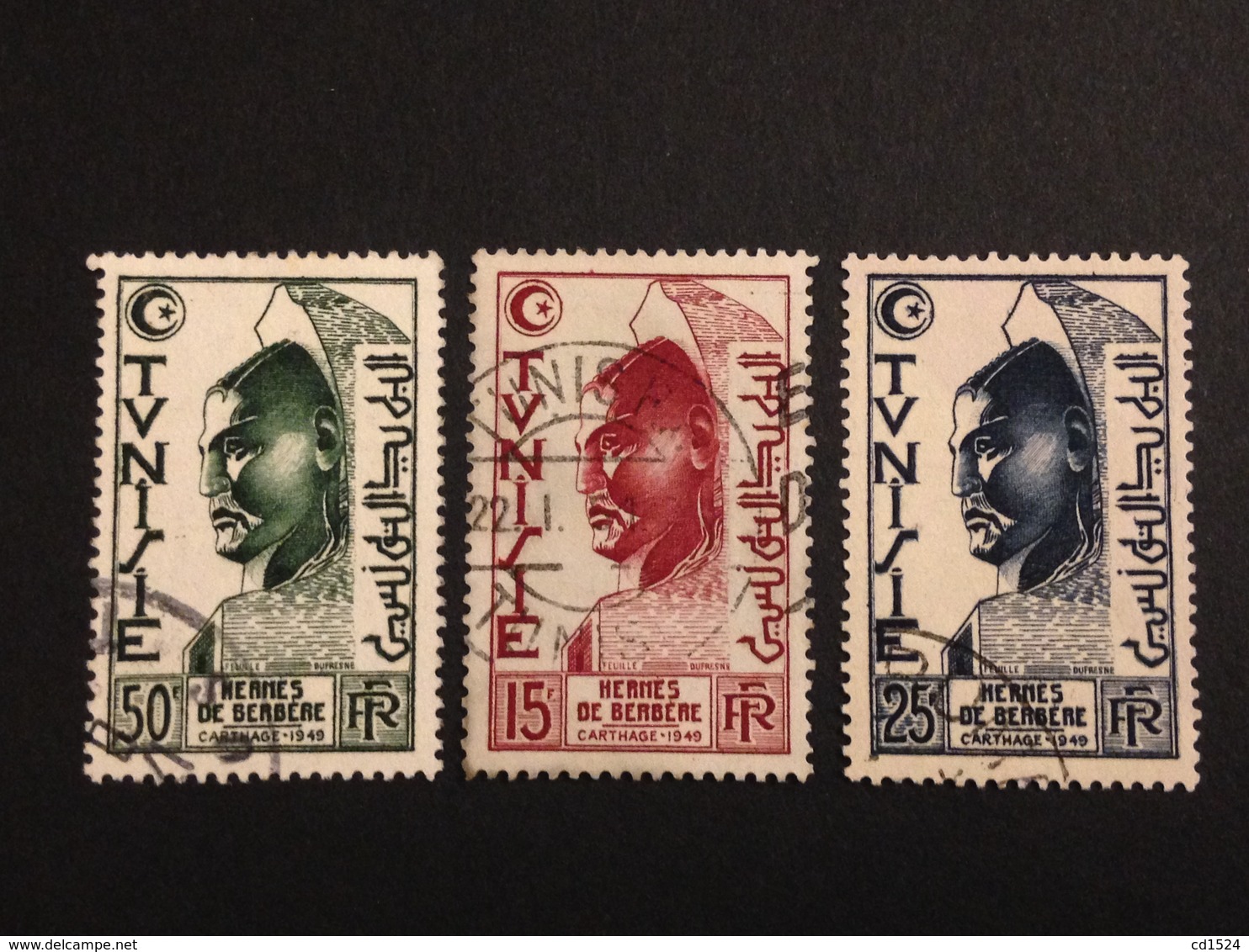 FRANCE Tunisie - Oblitéré - Série 1950 - Oblitérés