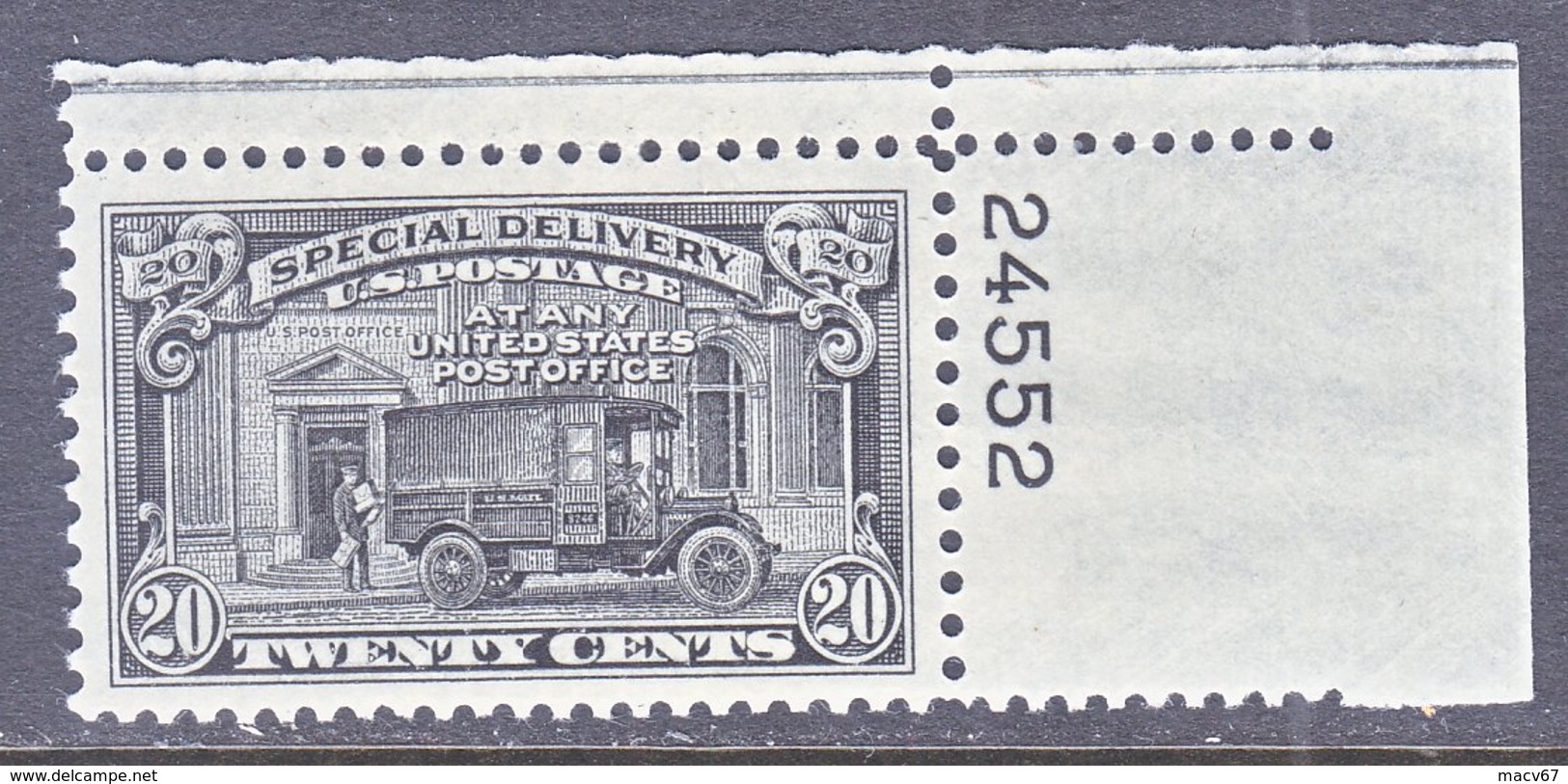 U.S.  E 19  **   MAIL VAN     1951  Issue - Express & Recomendados