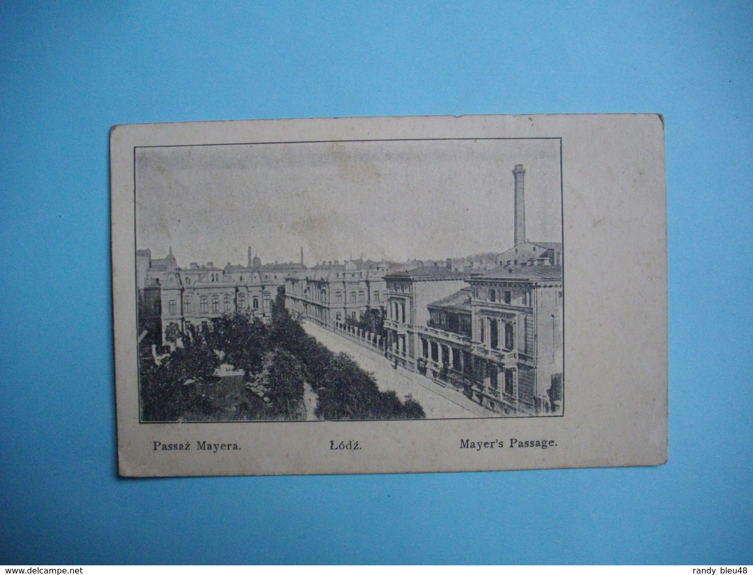 LODZ  -  Mayer's Passage  -  1915  -  Cachet FELDPOST  -  KAVAL. DIV 1612  -  POLOGNE  -  POLSKA - Pologne