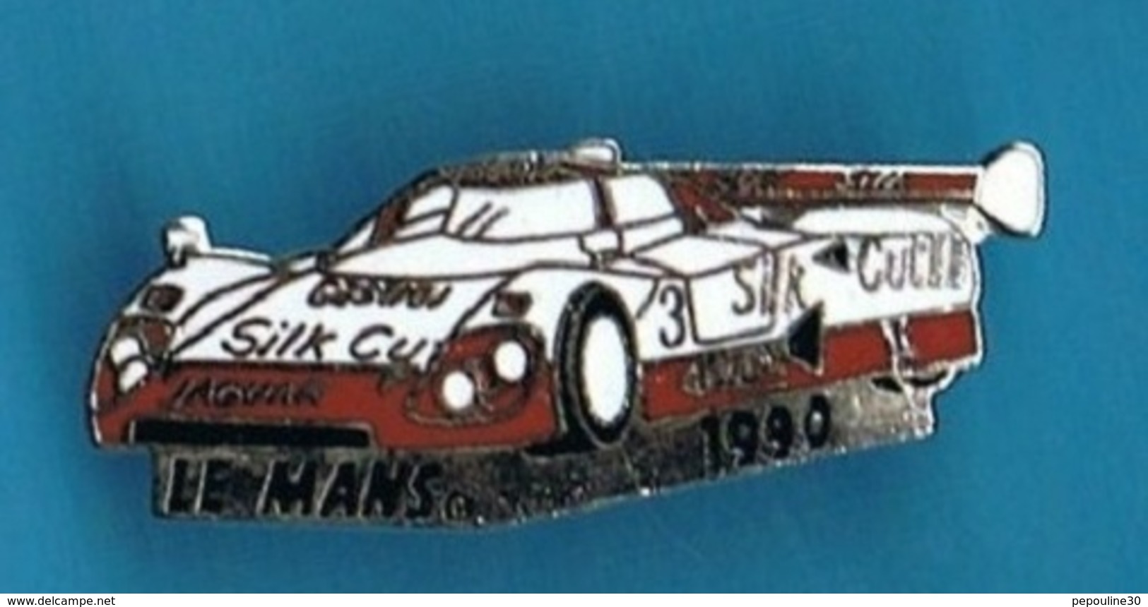 PIN'S //  ** LE MANS / 1990 / JAGUAR XJR 12 / PILOTES / John NIELSEN Price COBB & Martin BRUNDLE ** - Jaguar