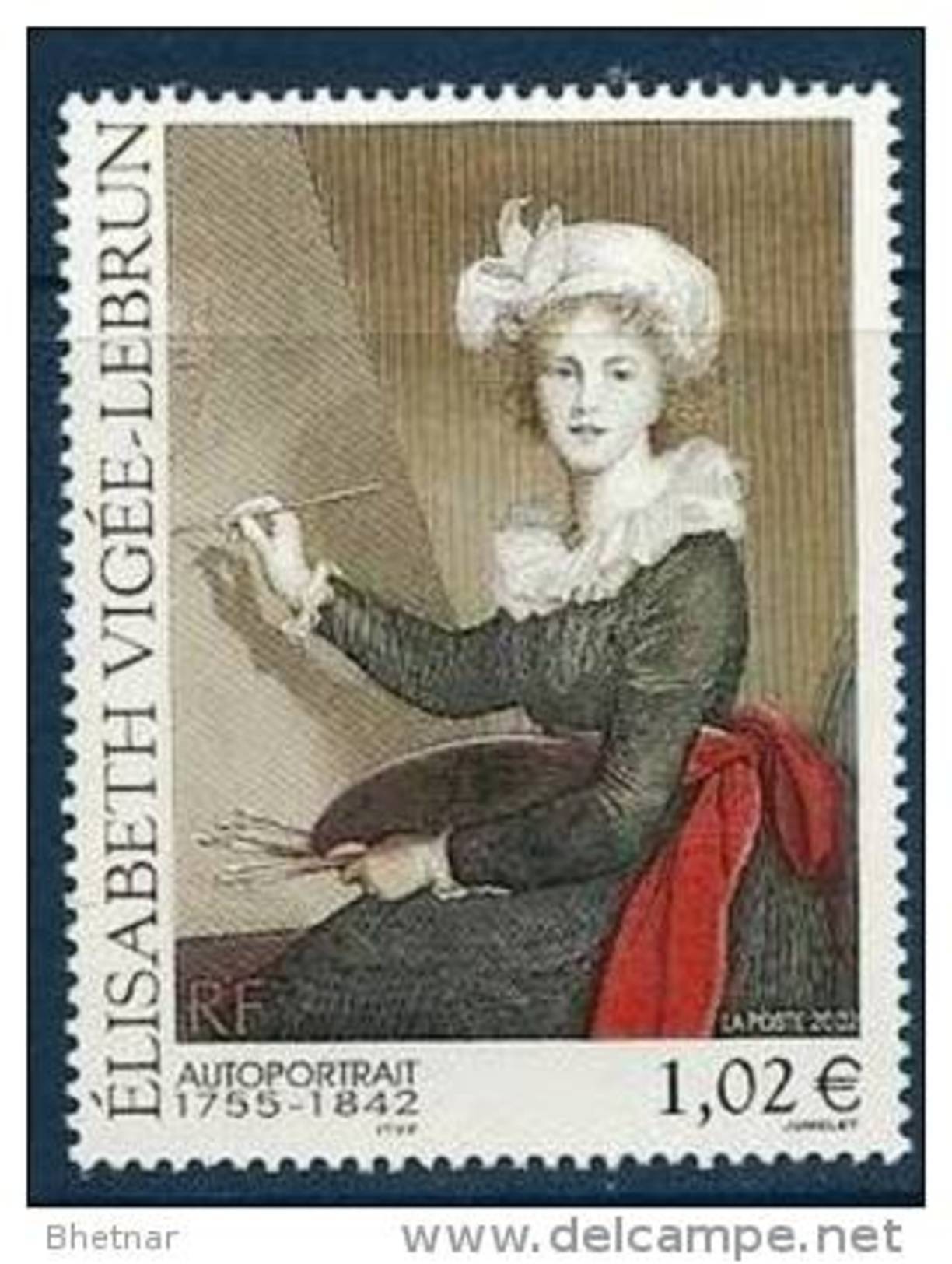 FR YT 3526 " Tableau, E. Vigée-Lebrun " 2002 Neuf** - Neufs