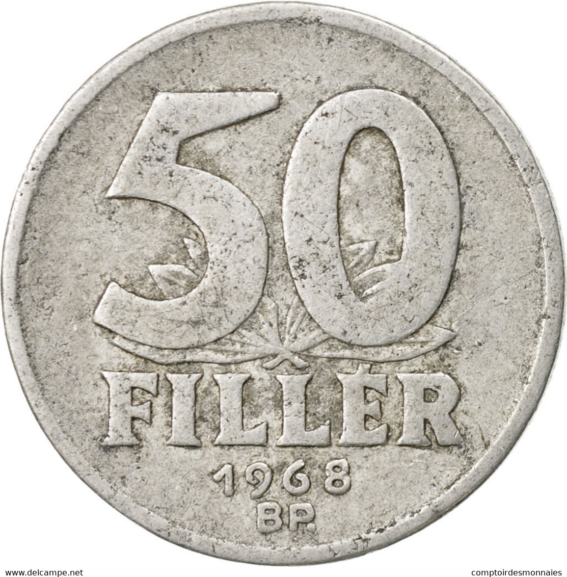 Monnaie, Hongrie, 50 Fillér, 1968, Budapest, TTB, Aluminium, KM:574 - Hongrie