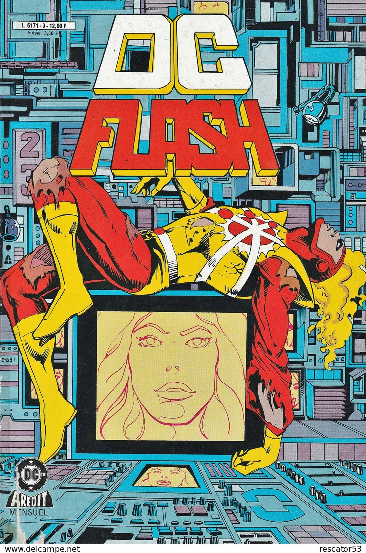 Rare Bd Comics DC Flash N°9 1985 - Flash