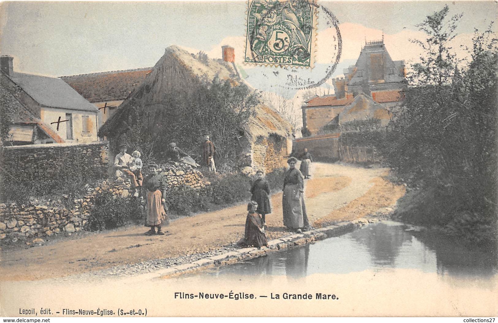 78-FLINS-NEUVE-EGLISE- LA GRANDE MARE - Flins Sur Seine