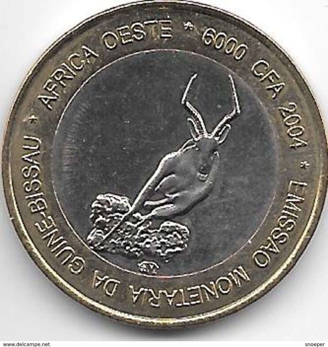 *guinea Bissau 6000 Cfa 2004 Km 40 - Guinea-Bissau