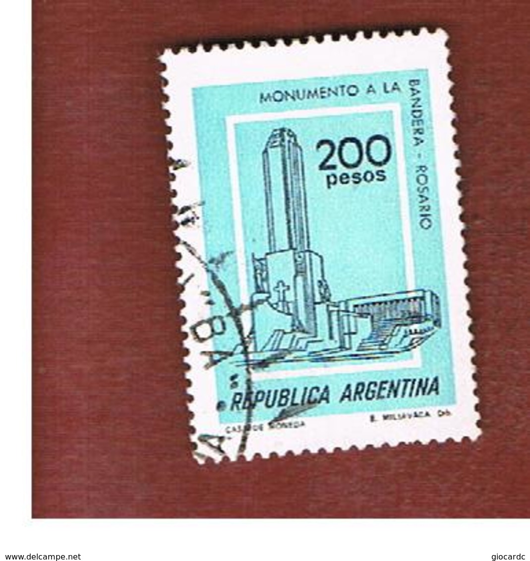 ARGENTINA - SG 1546  - 1977  BUILDINGS:  FLAG MONUMENT, ROSARIO   -   USED ° - Usados