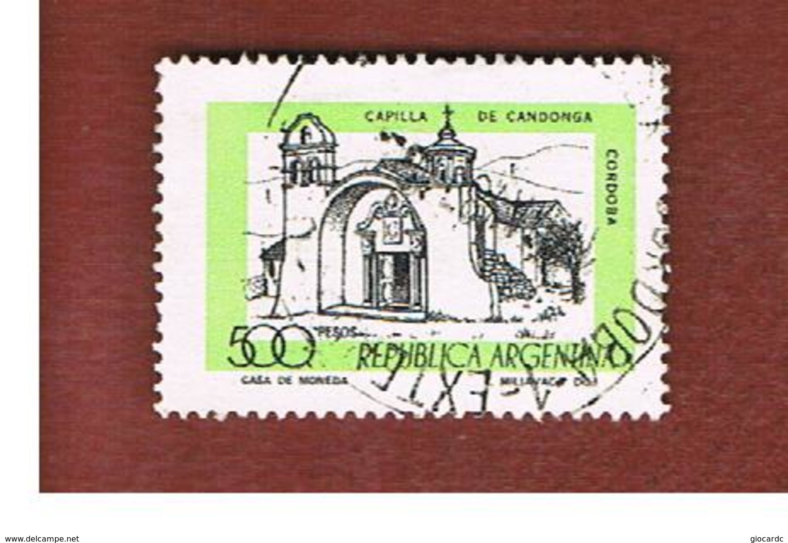 ARGENTINA - SG 1549  - 1977  CAPILLA DE CANDONGA    -   USED ° - Usati