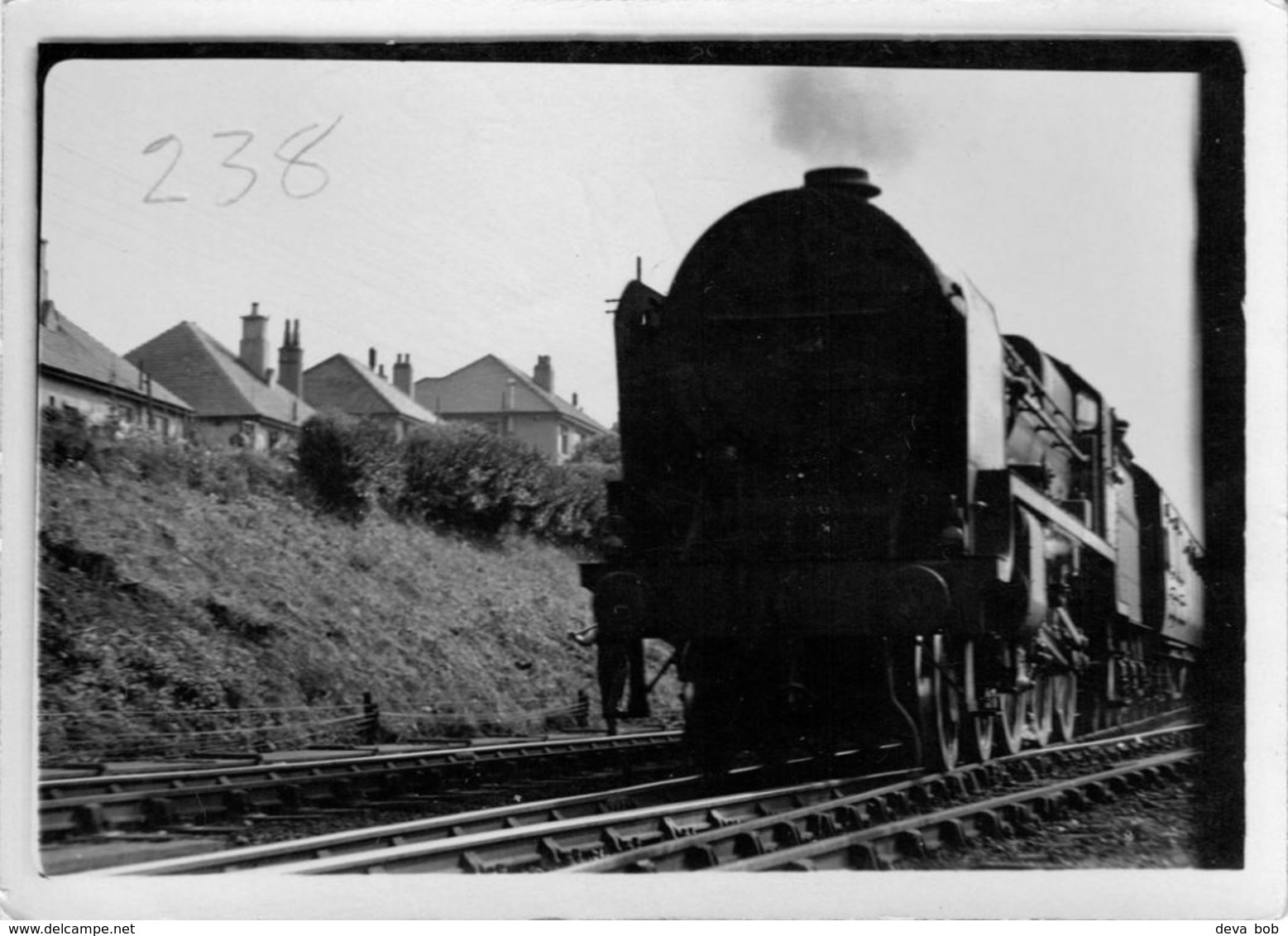 Railway Photo LMS Patriot 5519 Lady Godiva Hest Bank Lakes Express Fowler 4-6-0 Loco - Trains