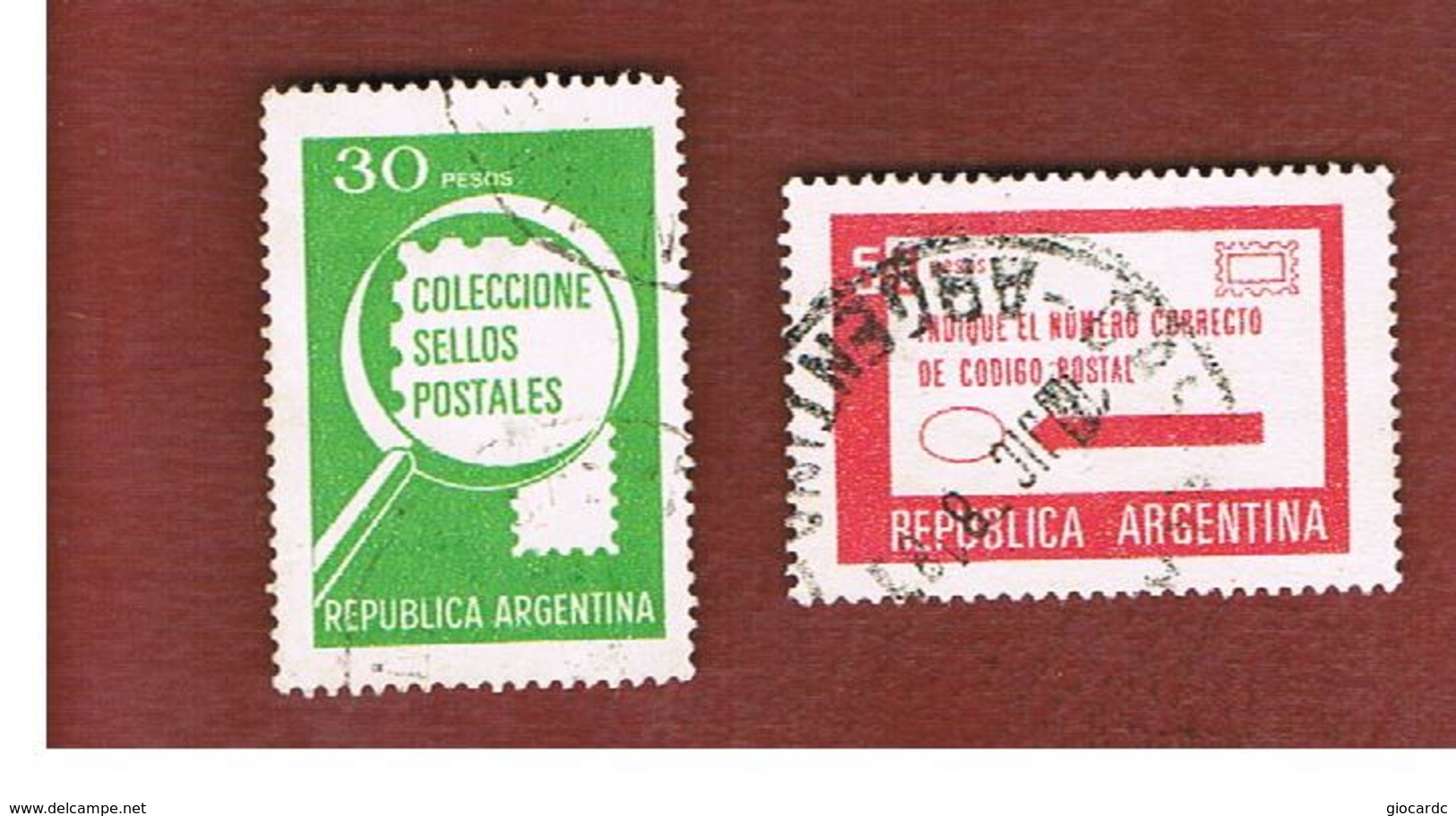 ARGENTINA - SG 1607.1608  - 1978   POSTAL PUBLICITY    -   USED ° - Usati