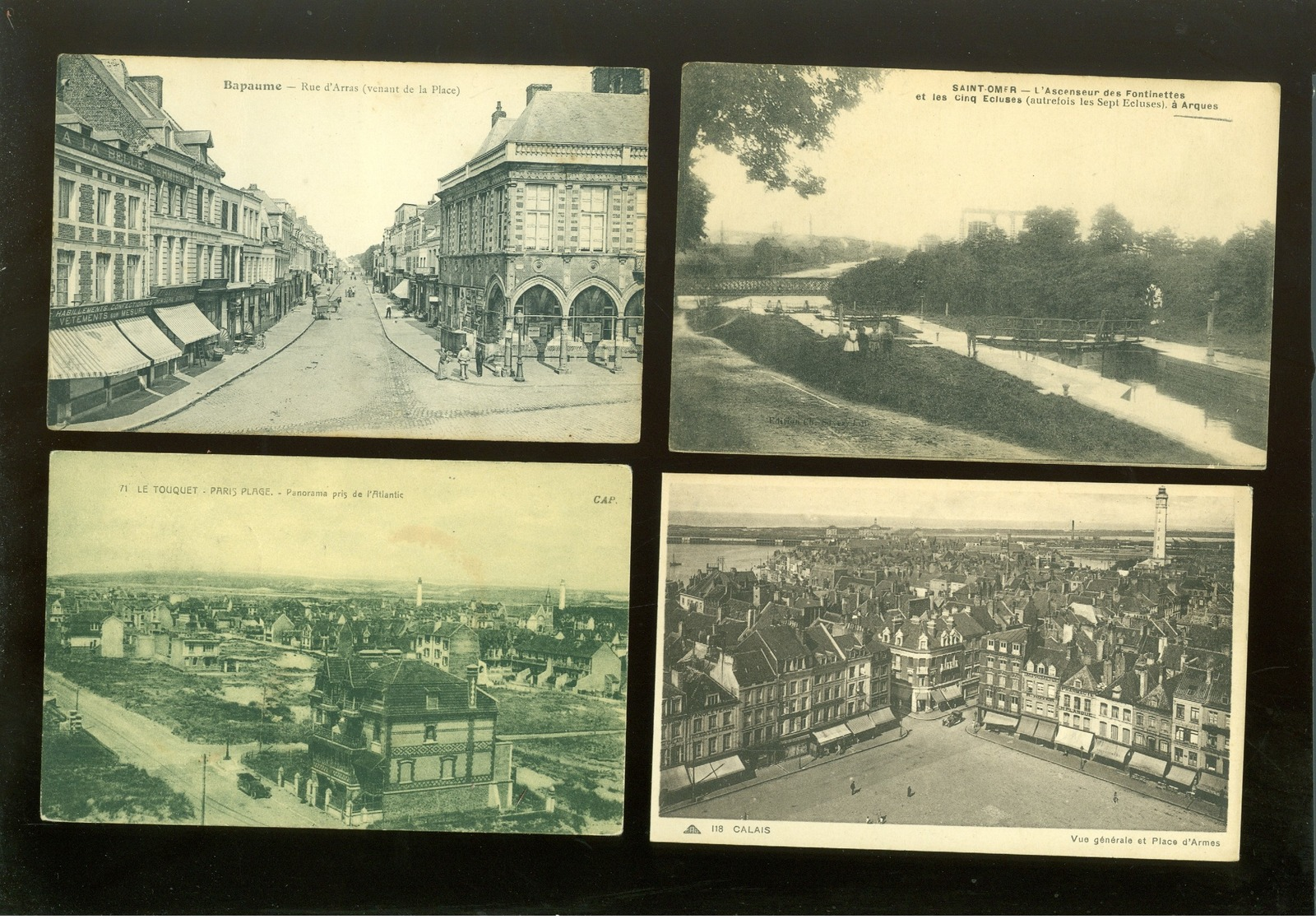 Beau lot de 60 cartes postales de France  Pas - de - Calais  Mooi lot van 60 postkaarten van Frankrijk ( 62 ) - 60 scans