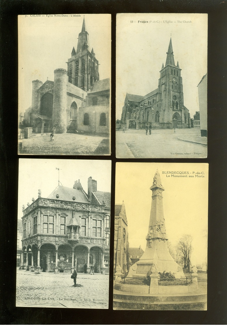 Beau lot de 60 cartes postales de France  Pas - de - Calais  Mooi lot van 60 postkaarten van Frankrijk ( 62 ) - 60 scans