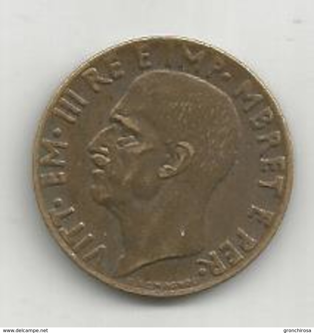 Albania Italiana, 1940, 0,10 Lek, Vittorio Emanuele. - Albanie