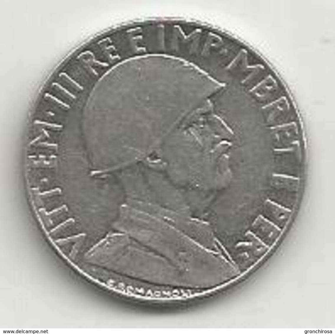 Albania Italiana, 1939a, 0,20 Lek, Vittorio Emanuele. ANTIMAGNETICA. - Albanien