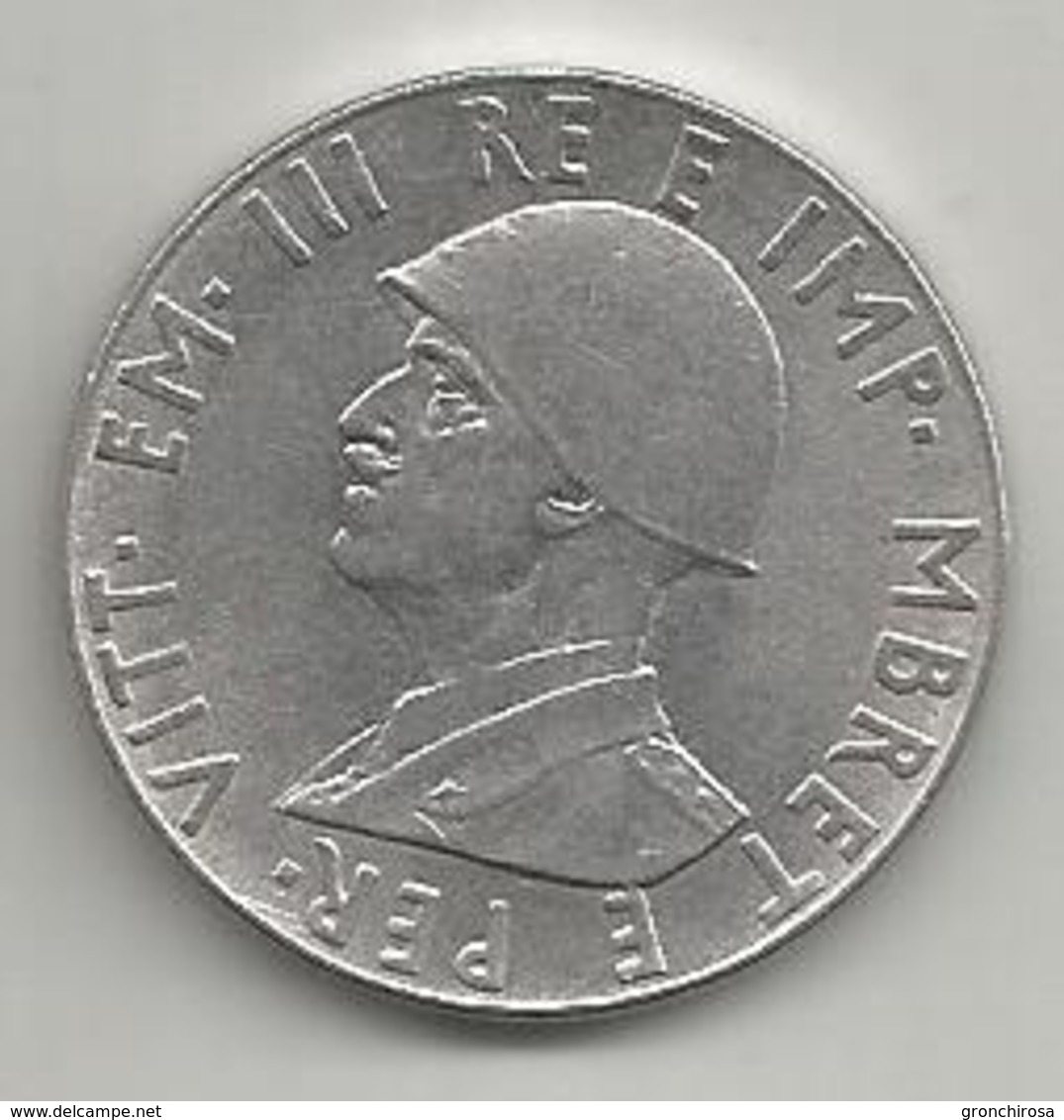 Albania Italiana, 1939a, 2 Lek, Vittorio Emanuele. ANTIMAGNETICA. - Albanien