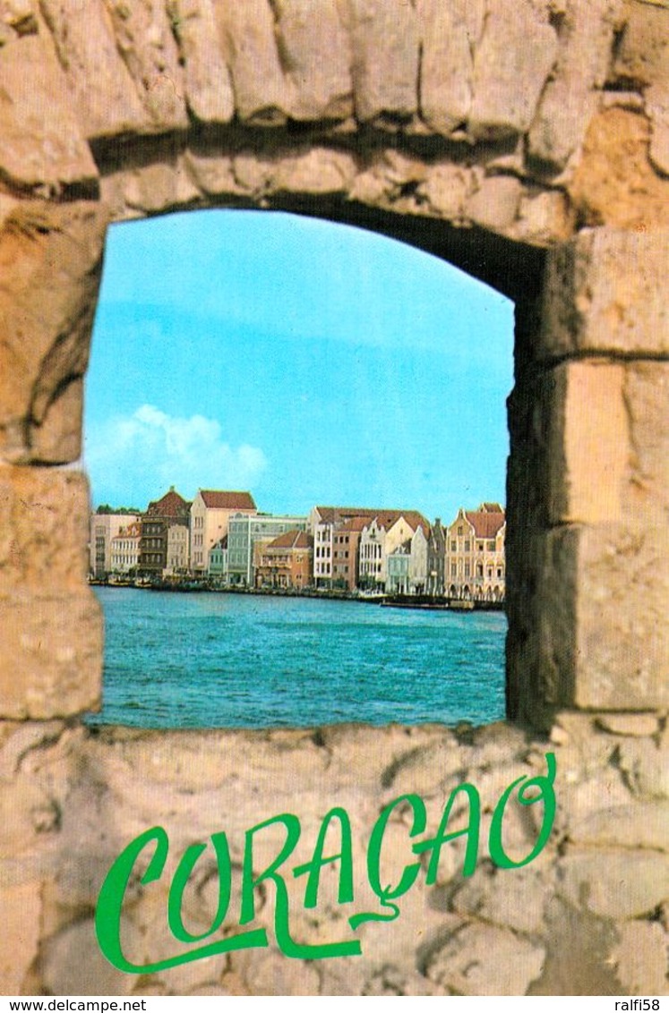 1 AK Insel Curaçao * Blick Von Riffort Nach Willemstad - Seit 1997 UNESCO Weltkulturerbe - Curaçao