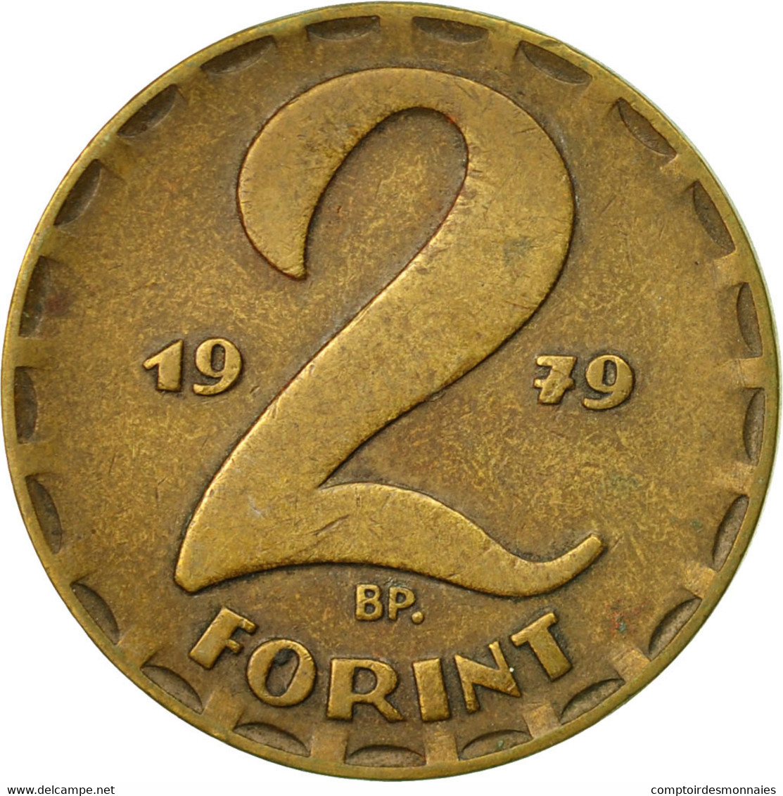 Monnaie, Hongrie, 2 Forint, 1979, Budapest, TTB, Laiton, KM:591 - Hongrie