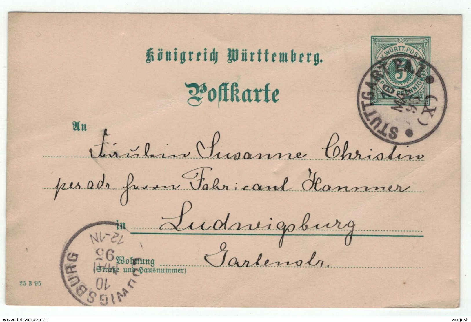 Allemagne // Deutschland // Wurtemberg // Entier Postal - Entiers Postaux