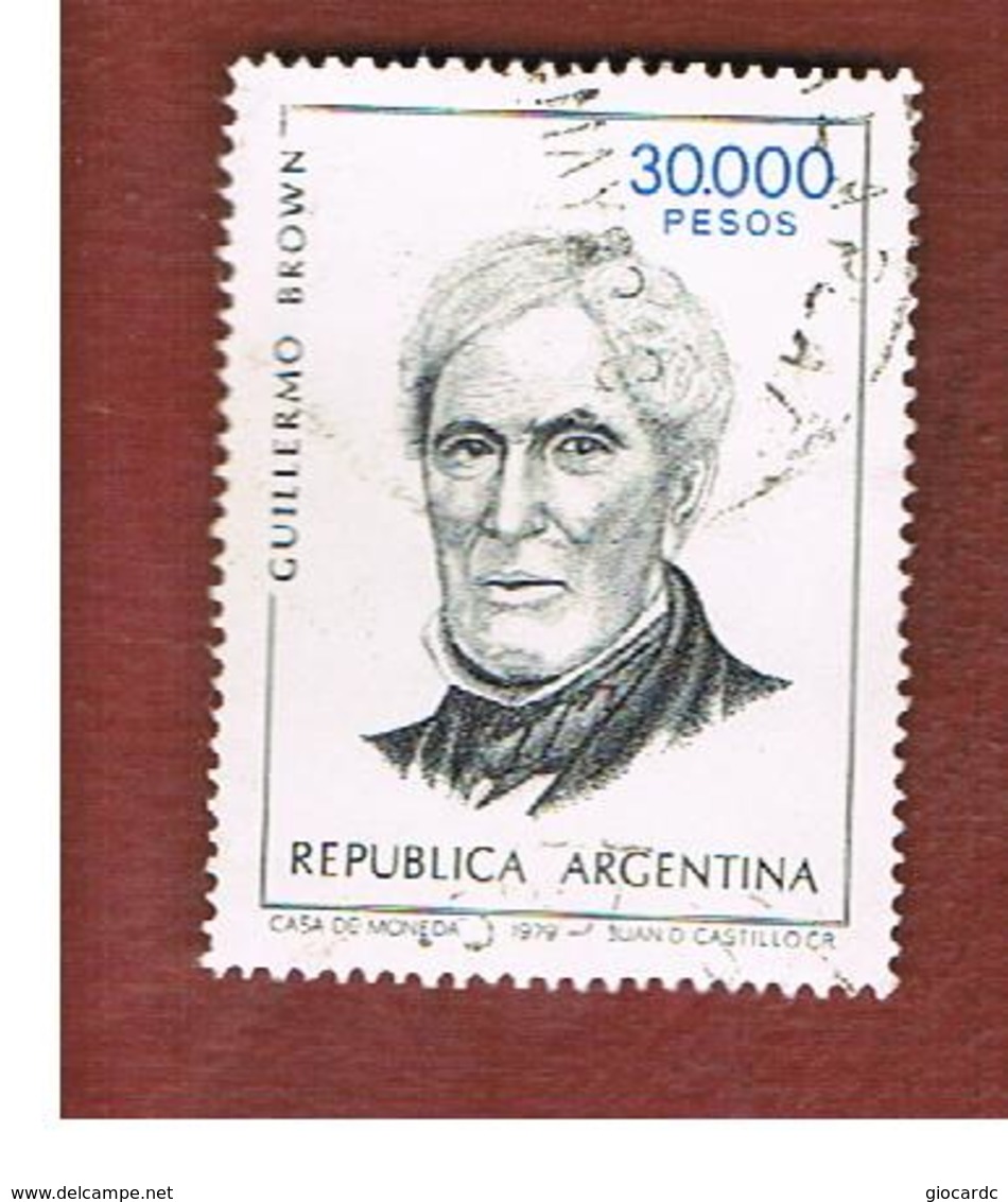 ARGENTINA - SG 1668  - 1980 GUGLIELMO BROWN     -   USED ° - Usati