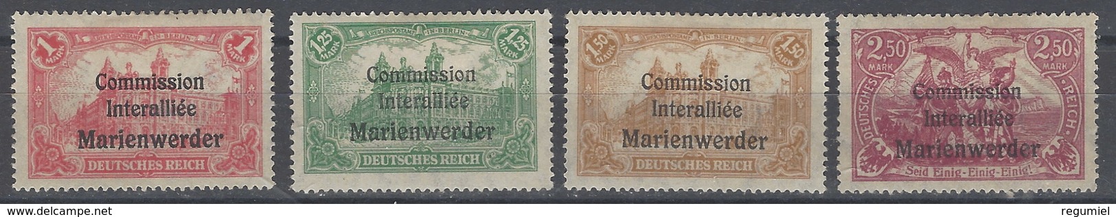 Marienwerder 26/29 * Charnela. 1920 - Otros & Sin Clasificación