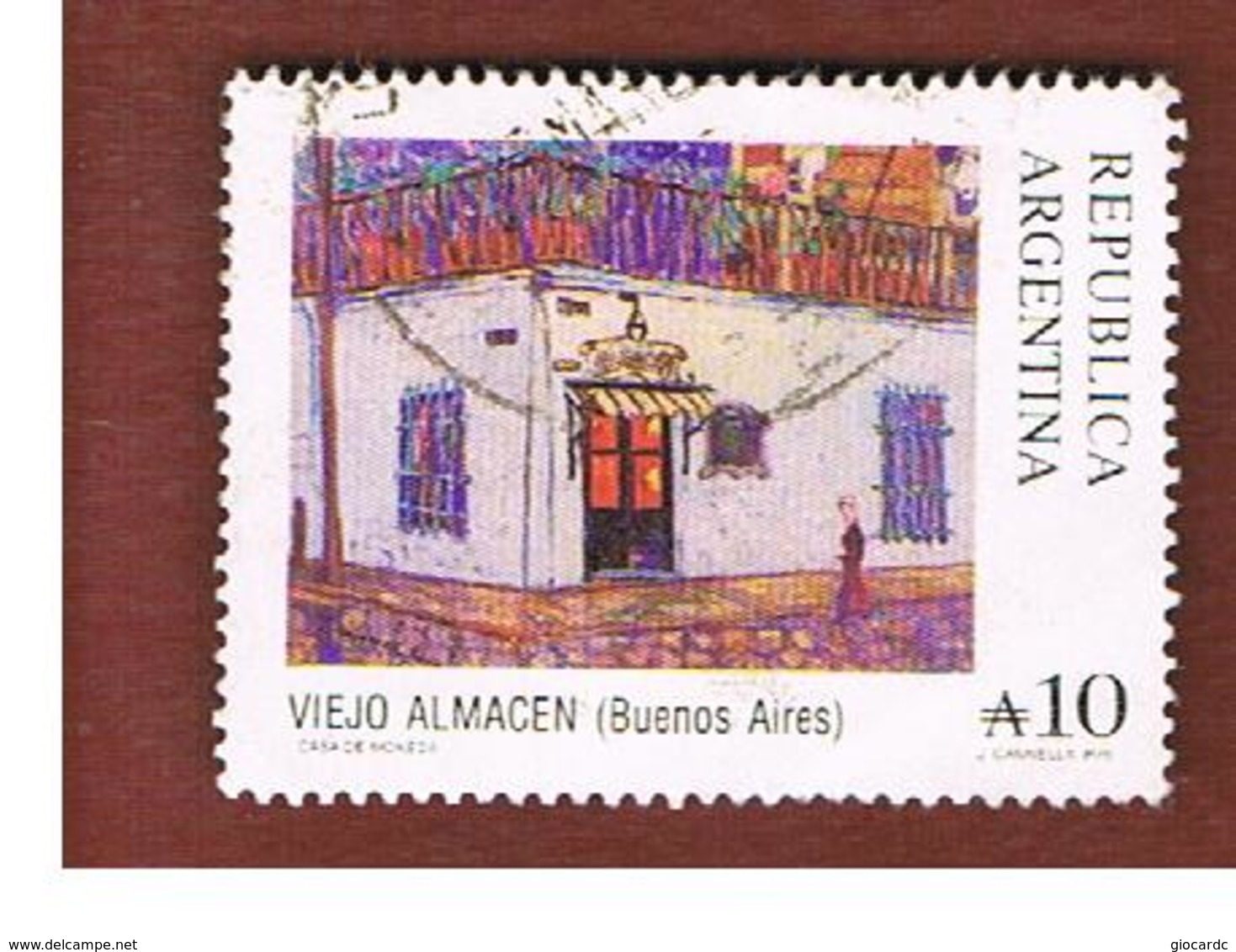 ARGENTINA - SG 2092  - 1988 HISTORICAL SITES: VIEJO ALMACEN  (WITHOUT EL BEFORE VIEJIO)  -    USED ° - Used Stamps