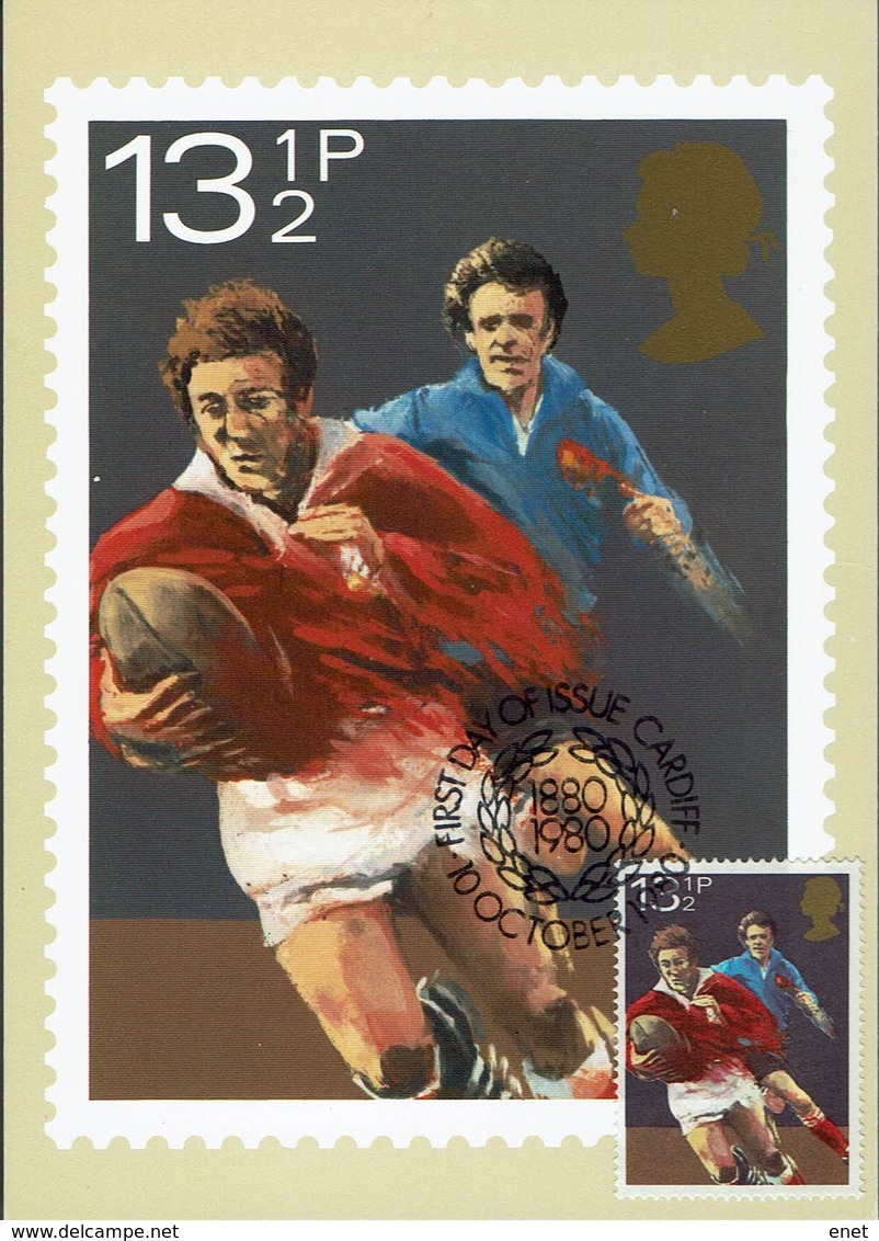 Grossbritannien  Great Britain 1980 - Rugby - MiNr 851 MK - Rugby