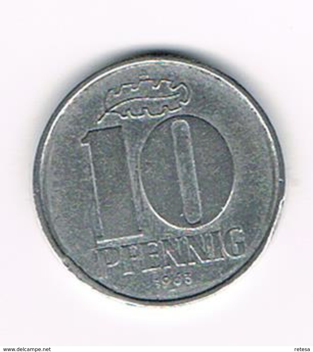 =&    D.D.R. 10 PFENNIG  1963 A - 10 Pfennig