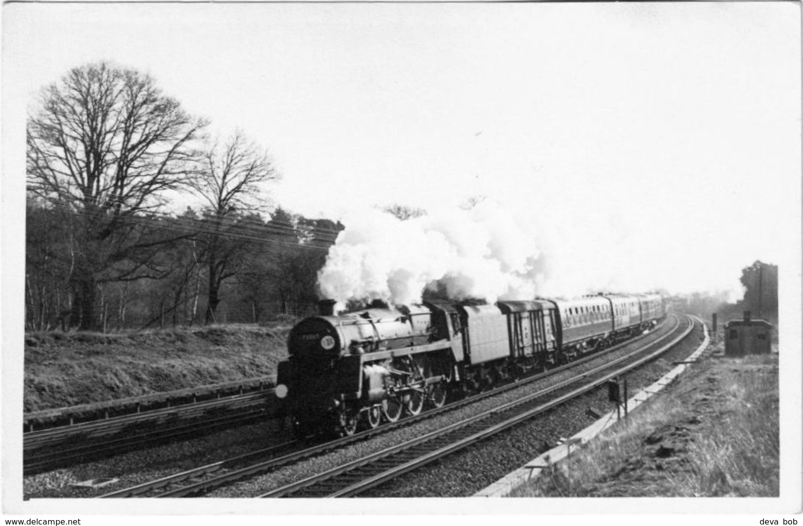 Railway Photo BR 5MT 73065 Pirbright 1967 Standard 4-6-0 Loco - Trains