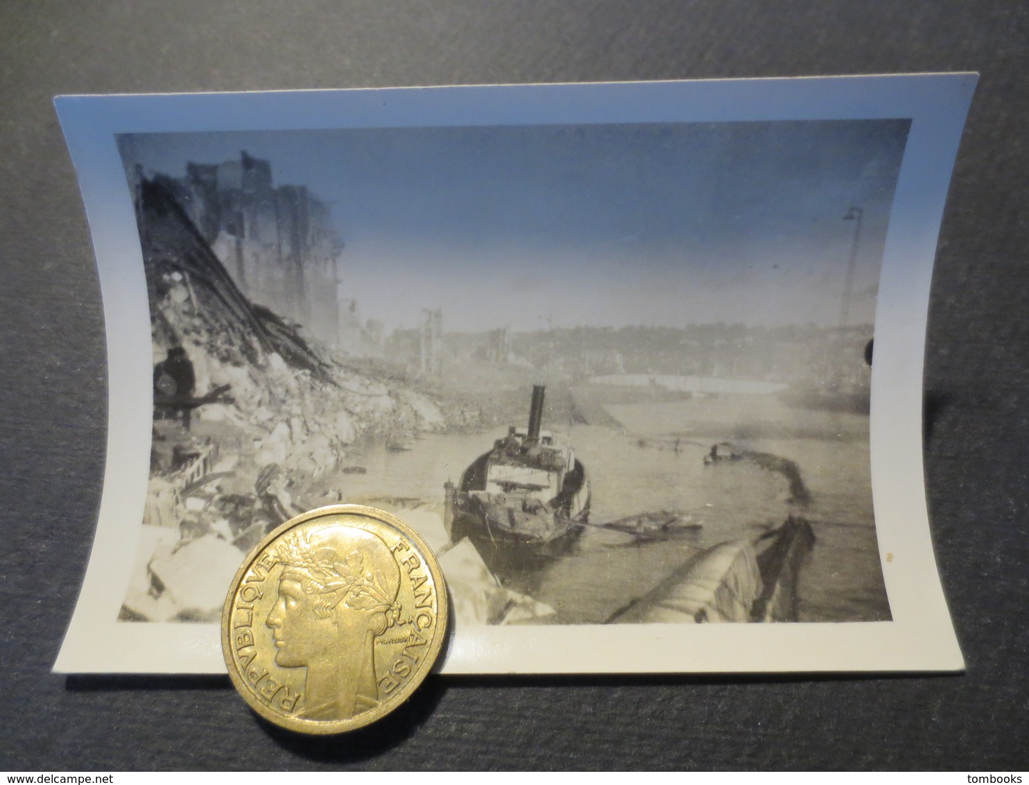 Le Havre - Photo Originale - Bassin Du Roy Vers Le Nord   - Bombardement 5 Septembre 1944 - TBE - - Plaatsen