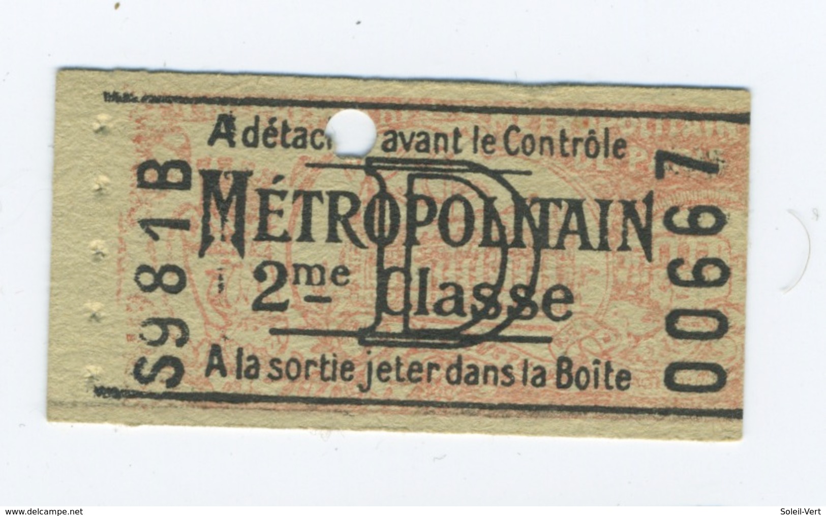 Lot De 3 Ticket De Métro Paris Compostés - Europe