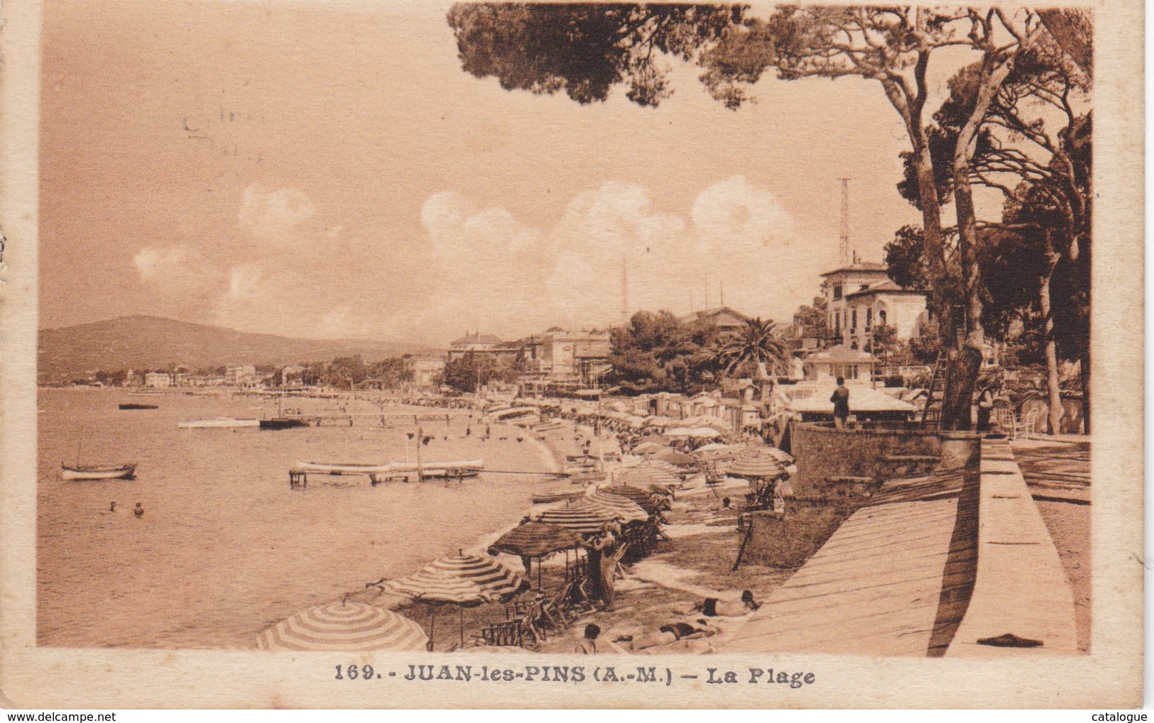 CPA  06 - JUAN-LES-PINS -  La Plage - Autres & Non Classés