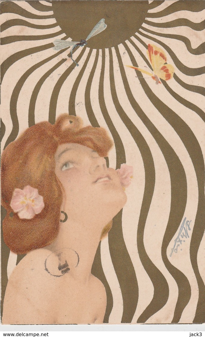 Cartolina - Raphael Kirchner - Donna - Kirchner, Raphael